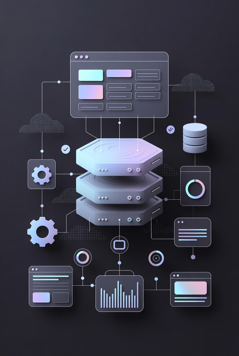 Strukturierte Website- und Systemarchitektur für Unternehmen